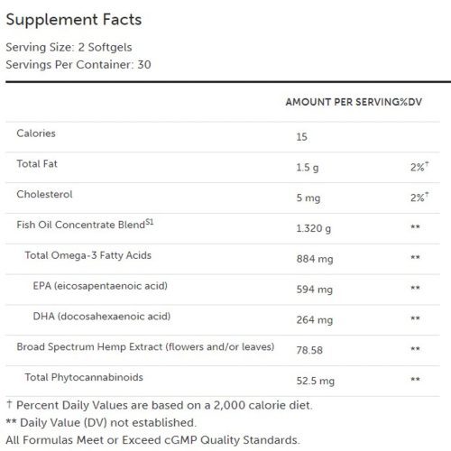 Hemp MonoPure 60 Softgels 32505.1667933855