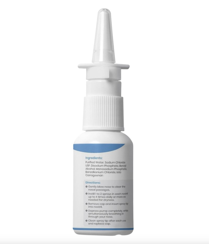 Iota Carrageenan Saline Nasal Spray Side 1