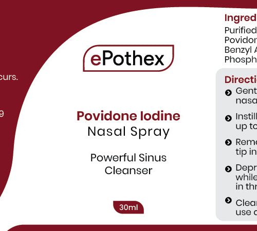 Povidone Iodine 1 percent label