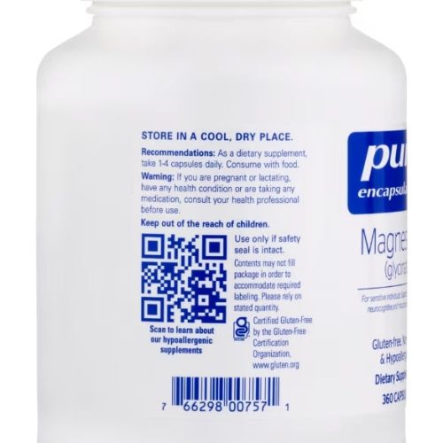 Pure Encapsulations Magnesium Glycinate 360 Directions