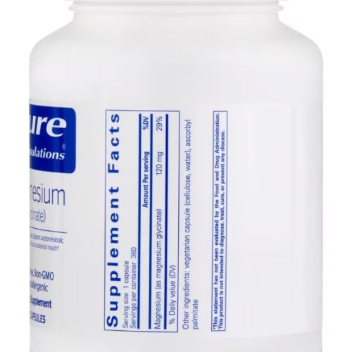 Pure Encapsulations Magnesium Glycinate 360 Ingredients