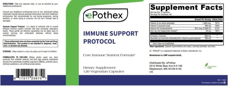 immune support protocol facts